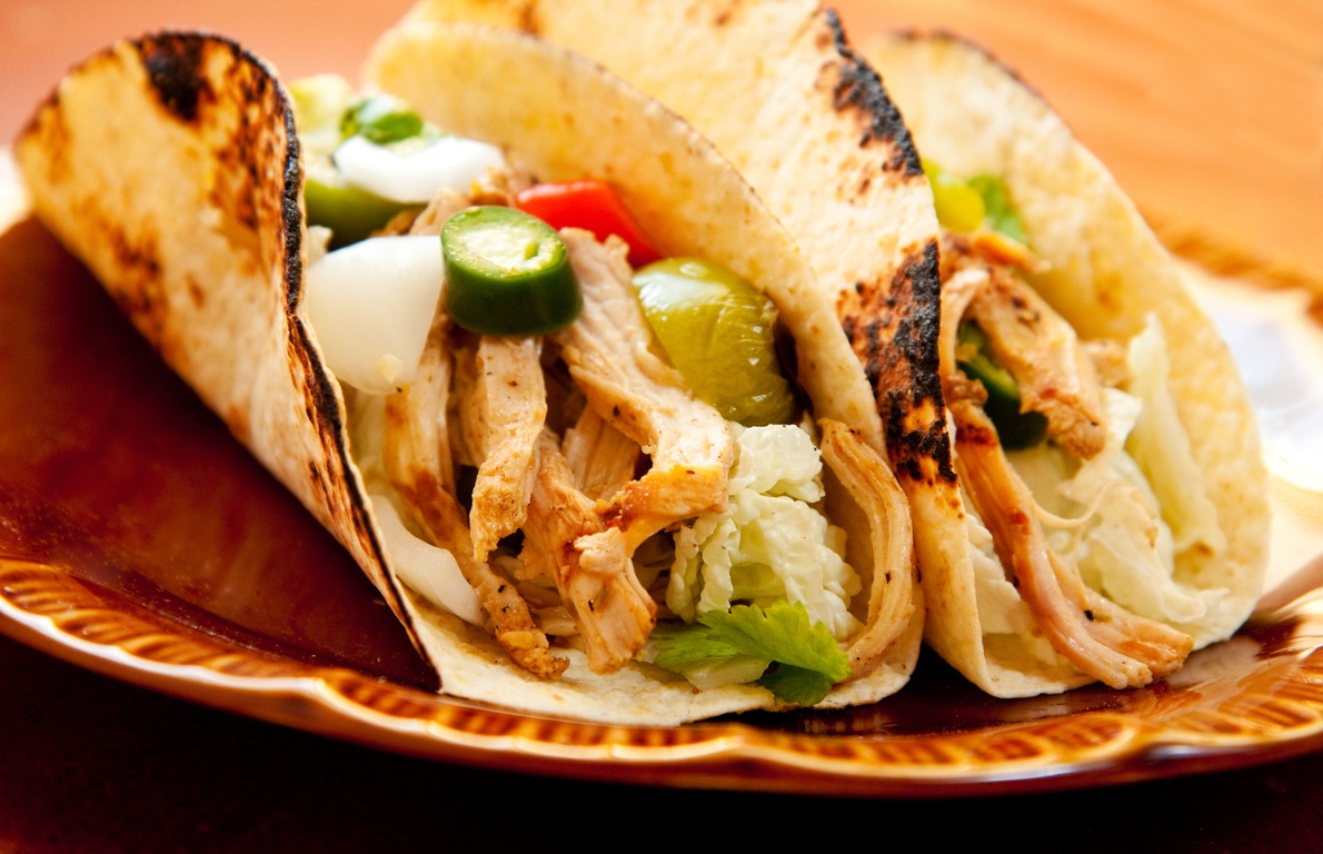 Crock Pot Chicken Tacos from 14 Easy SlowCooker Meals to Make in Your